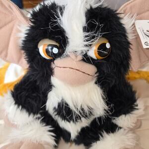 Gremlins Evil Mohawk Black & White Gizmo Plush Stuffed Doll Toy NWT 10"